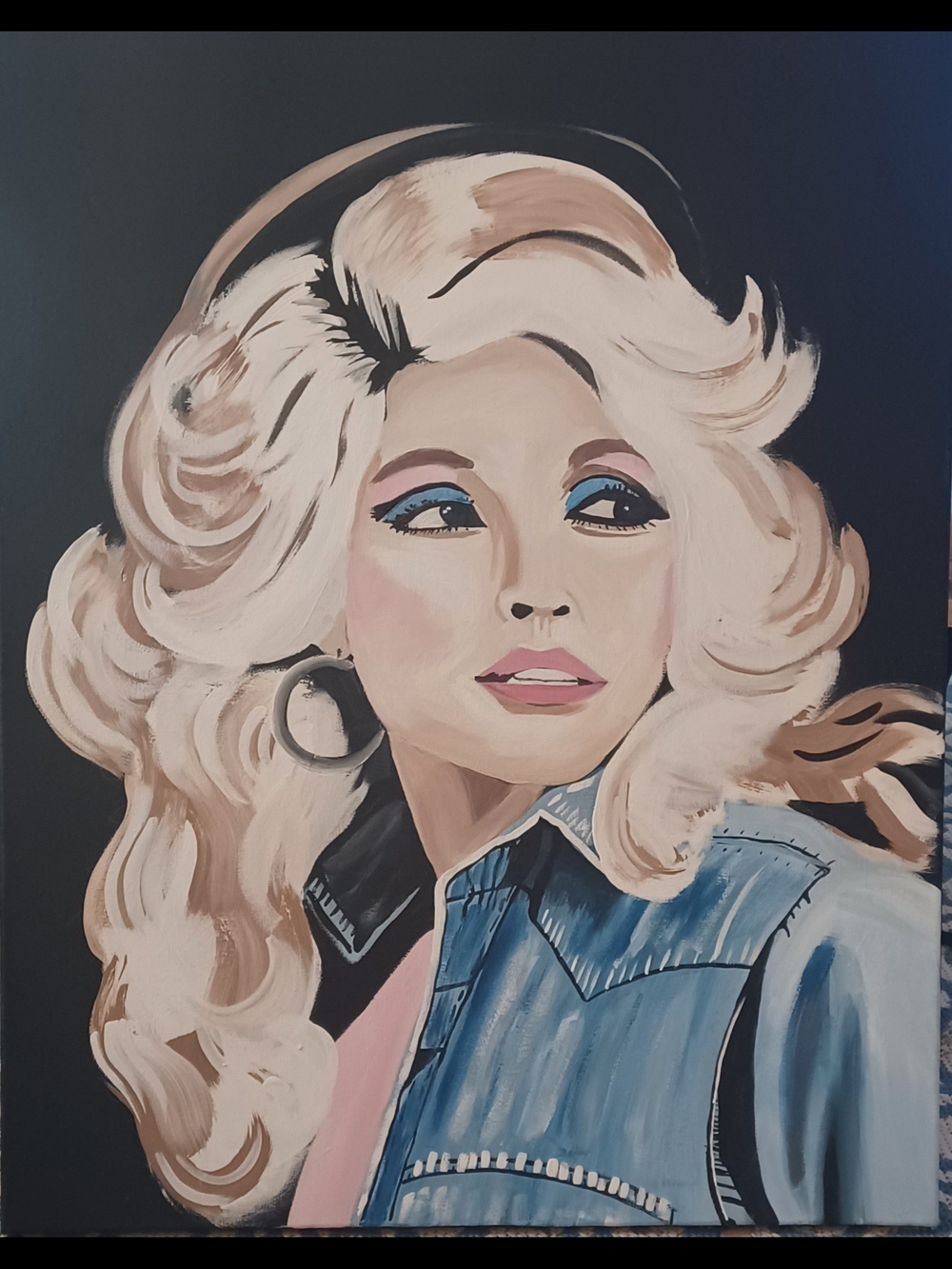 Original Acrylic Dolly Parton Painting